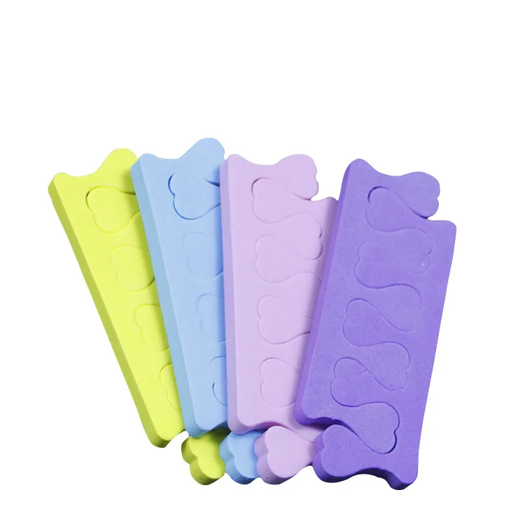 Soft Sponge Toe Splitter Peach Heart Shaped EVA Finger Splitter In-stock Anti-touch Nail Art Tools