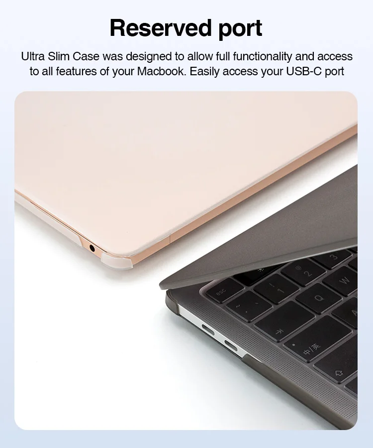 New Arrival Ultra Slim For Macbook Cover Smooth Edge Never Turn Yellow Ultra Thin PP Laptop Case For Macbook Pro 14 16
