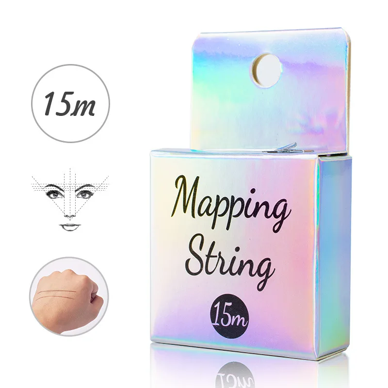 Hot Selling Eyebrow positioning line with ink Eyebrow Marker Thread Tattoo Brows Ruler Auxiliary Line Drawing With Ink Tattoo Th