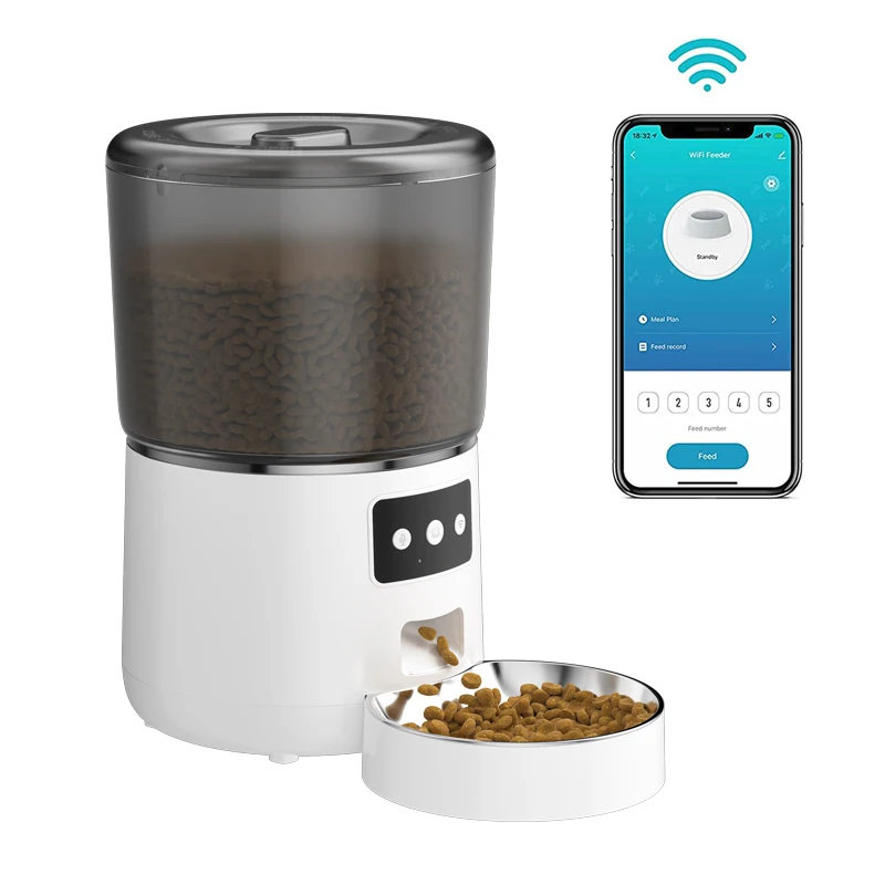 Smart feeders automatic pet feeder smart food dispenser with app for dogs and cats