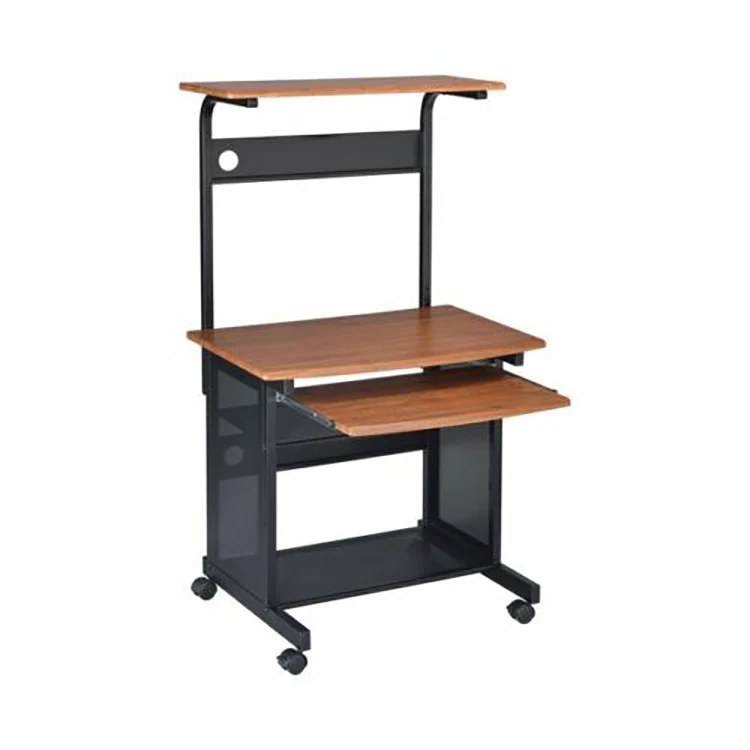 Vekin Furniture Office Desk Wholesale Metal Frame Ergonomic Laptop Table Mobile Computer Table with Keyboard Tray