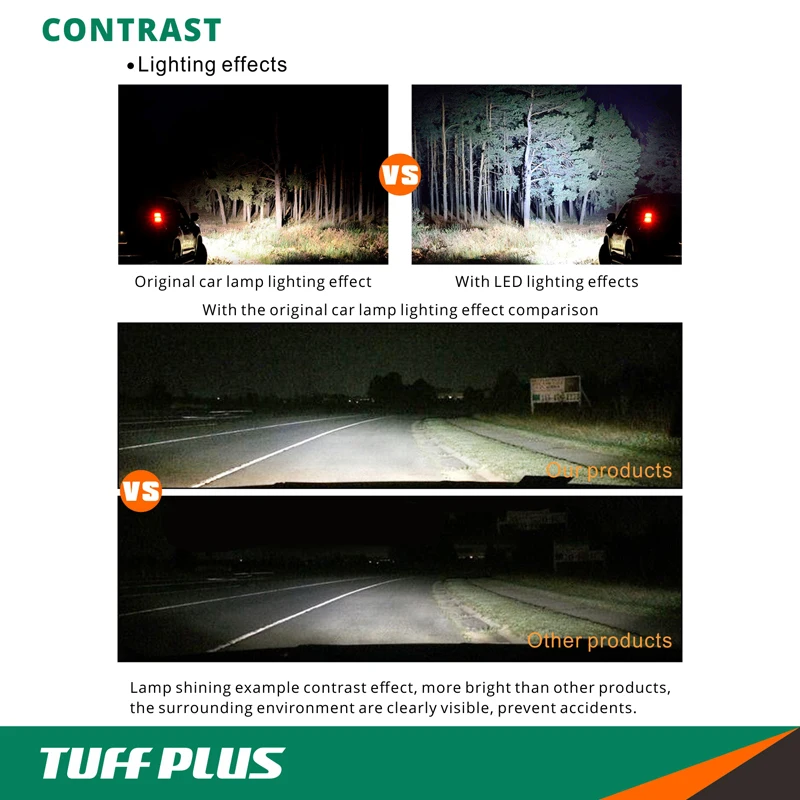 Tuff Plus 4inch 4D motorcycle car truck off road roof light work led light