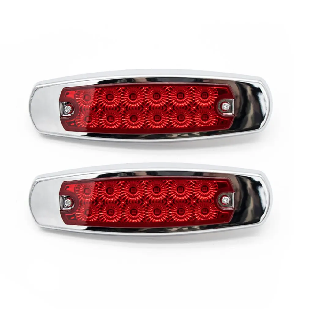 Car External Lights LED 12 LED Auto Car Bus Truck Lorry Side Marker Indicator low LED Trailer Light Rear Side Lamp