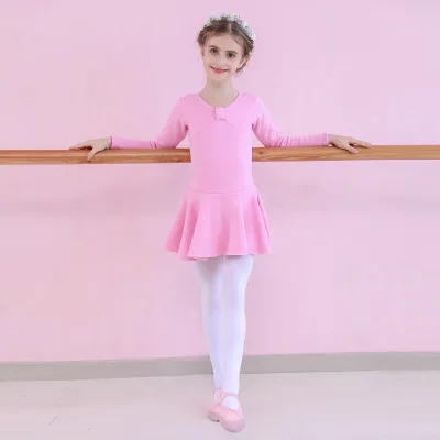  Распродажа новинка 2019 года бархатное балетное платье tutus для девочек тренировочная одежда + Одежда танцев розовый фиолетовый