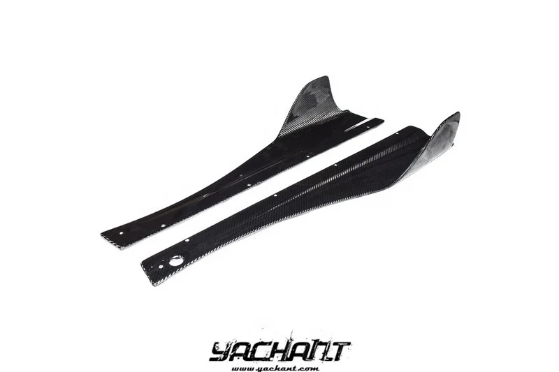 Dry Carbon Fiber 2017 to 2021 720S Coupe & Spider VRS SE Style Side Skirt Blade Fit For 720S Side Skirt Vane 2 pcs Bodykit