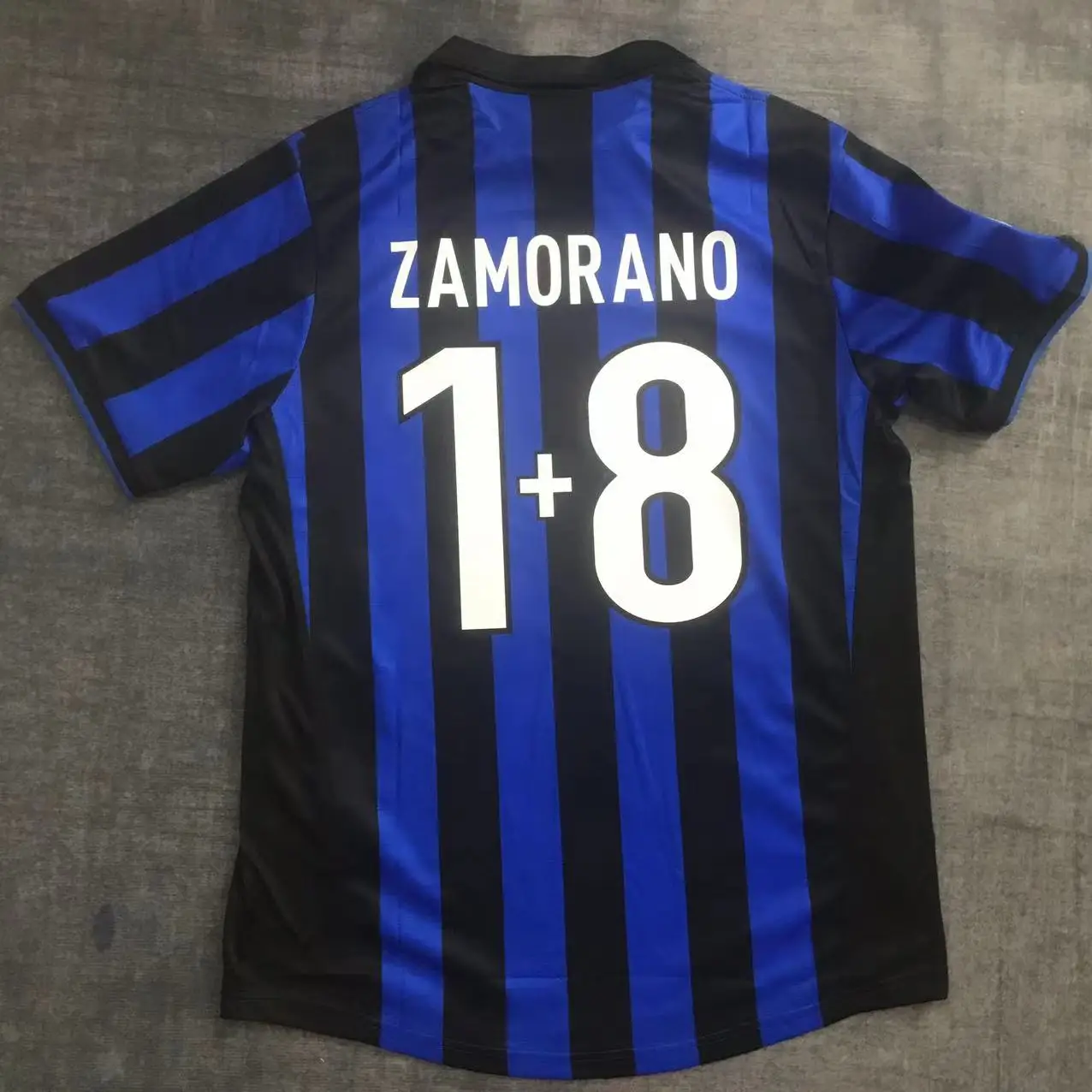 1998 Ретро inter milan футбол Джерси винтажная рубашка ZAMORANO