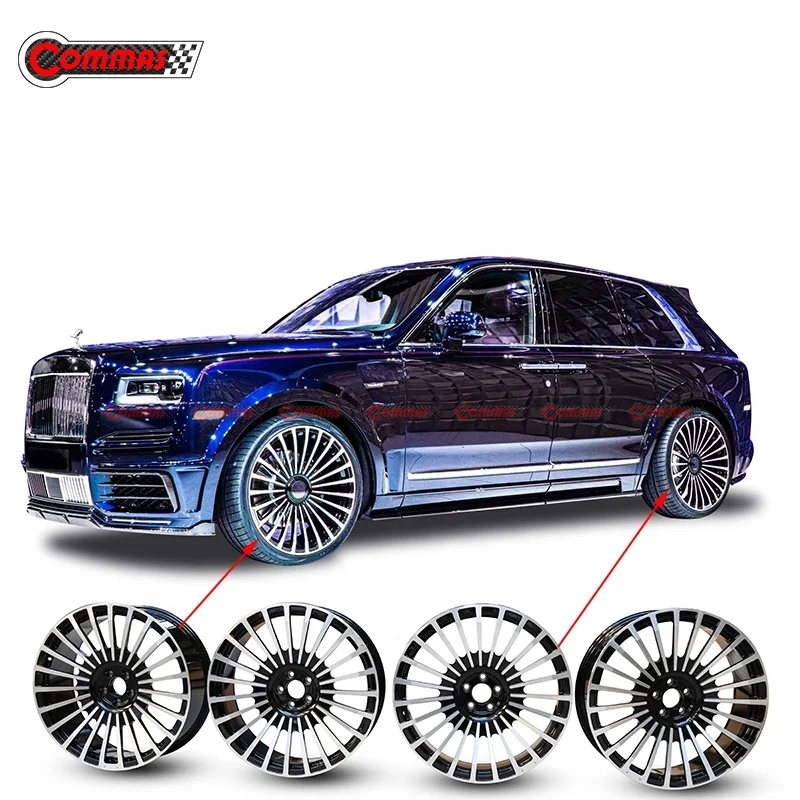 Vehicle Modification MSY Style 18-22 Inch Mesh Design Forged Car Alloy Wheels Rims For Rolls Royce Cullinan