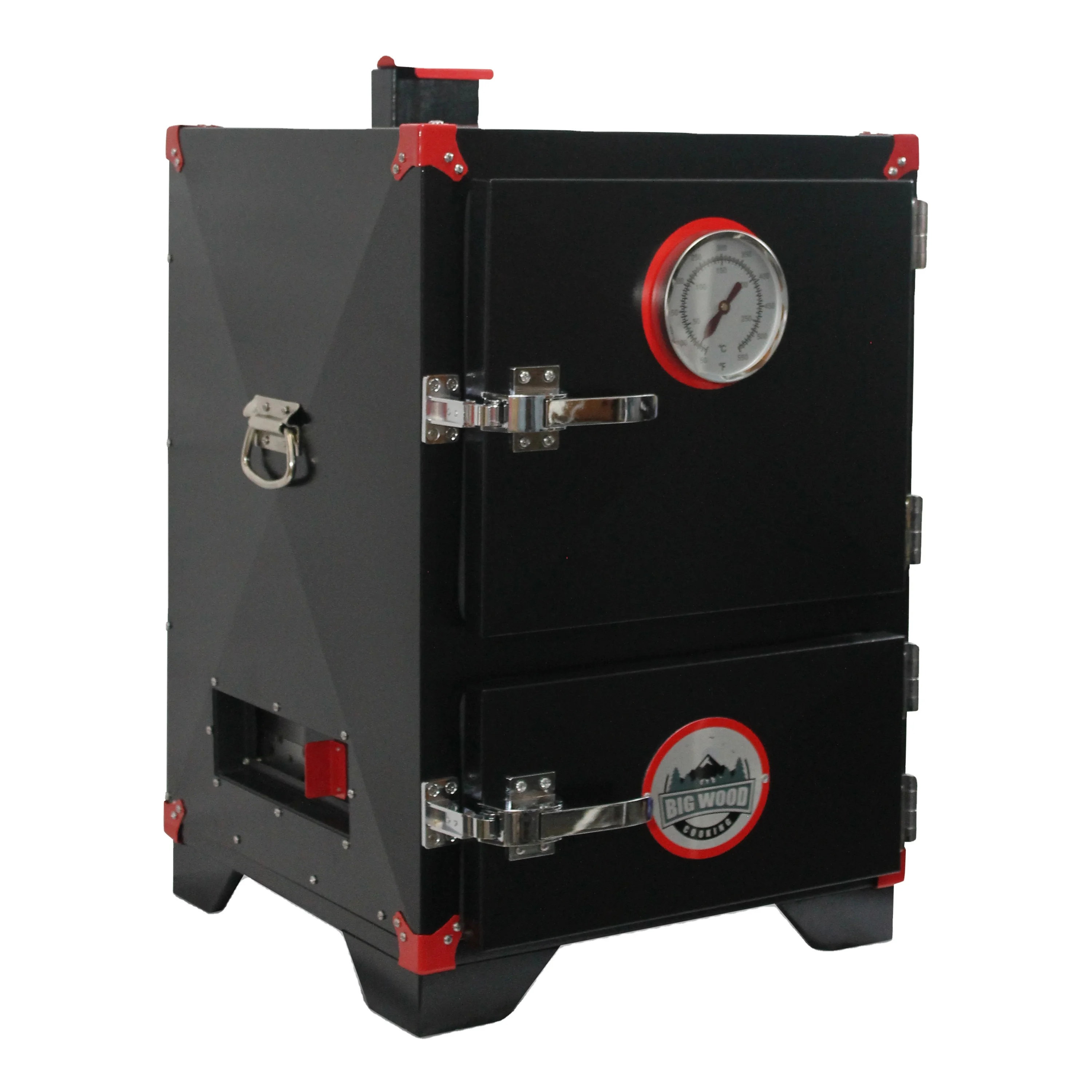 New outdoor appliance stainless steel barbecue turkey grill with shelf and spice box charcoal smoking box