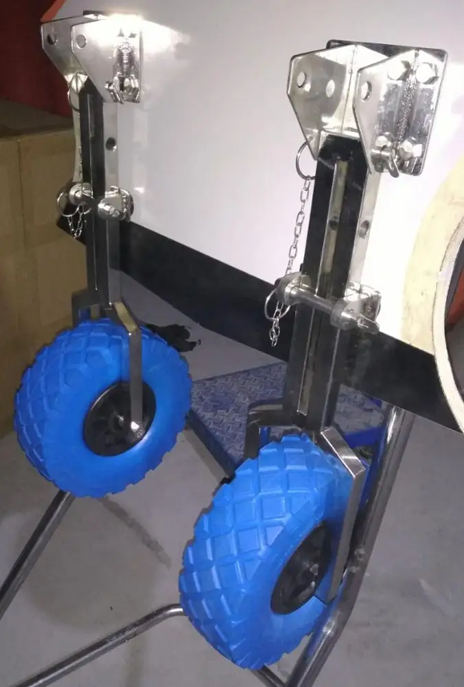 F-образный надувной прицеп для лодки, прицеп, рамка из нержавеющей стали с колесами