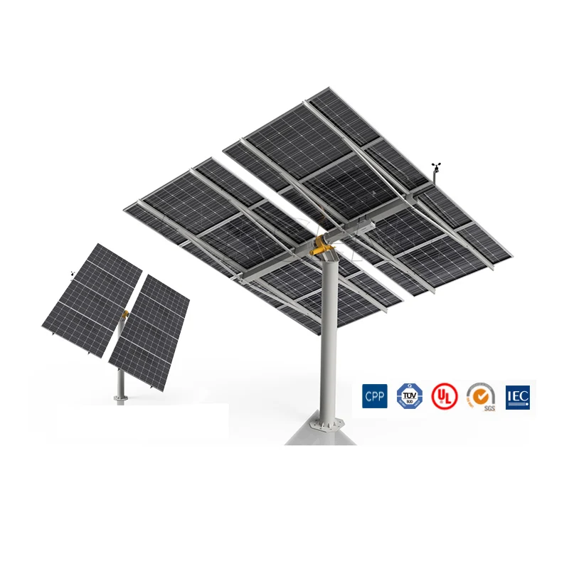 Поворотная система слежения за солнечной батареей одноосевая