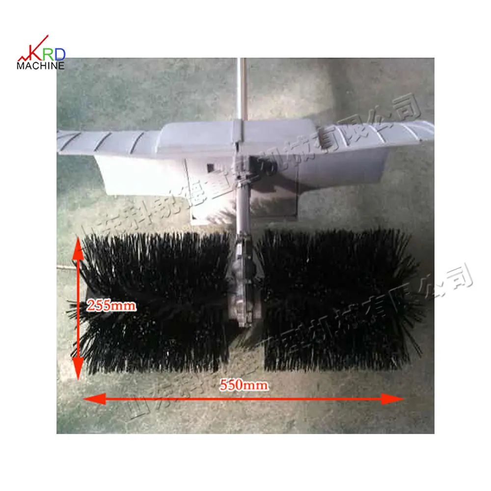 Gasoline turf sweeper Football field sweeping equipment Tennis court cleaning tools Golf course grooming equipment