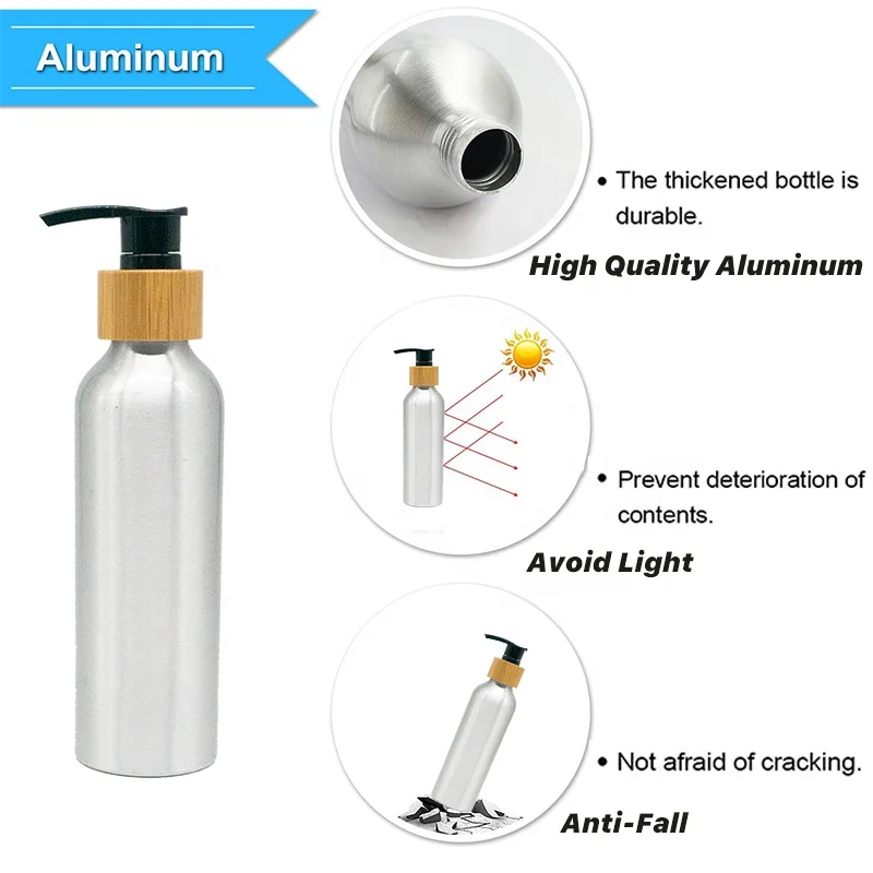 custom recycled aluminum foam aluminum bottle 500ml disposable beer bottle for essential oil 100ml