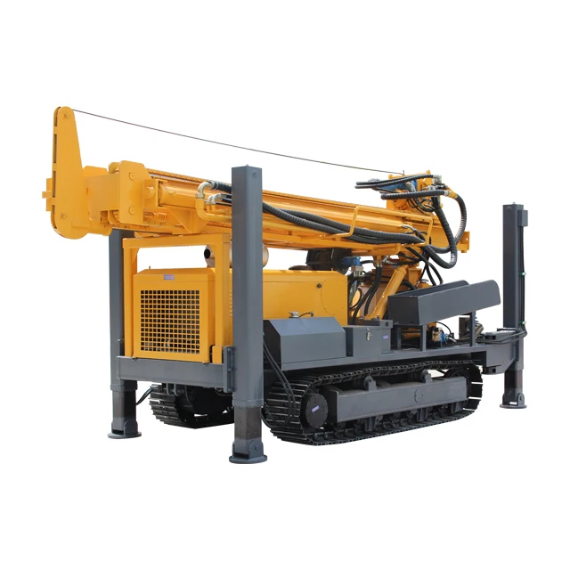 300m Portable Dth Drilling Rig Machine Trailer