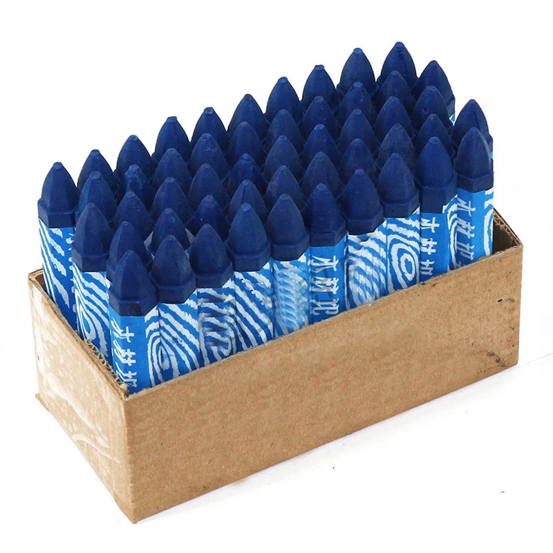 Factory price Multi-function Industrial Crayon Black blue red white Lumber crayon Fluorescent wood crayon