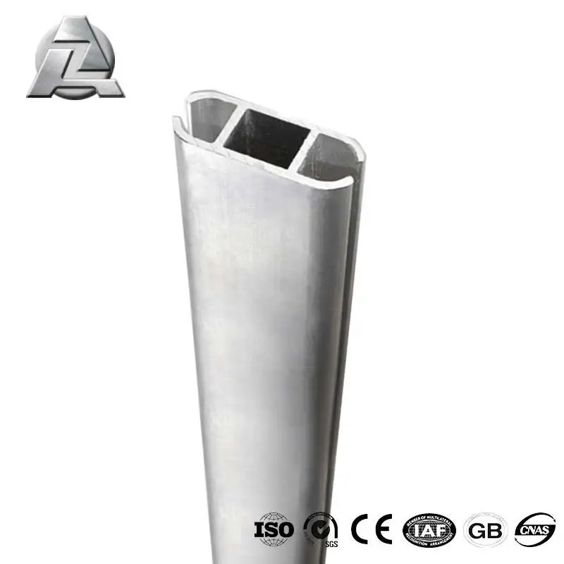 ZJD-KD205 aluminium tent keder pipe track rail use for outdoor sunshade