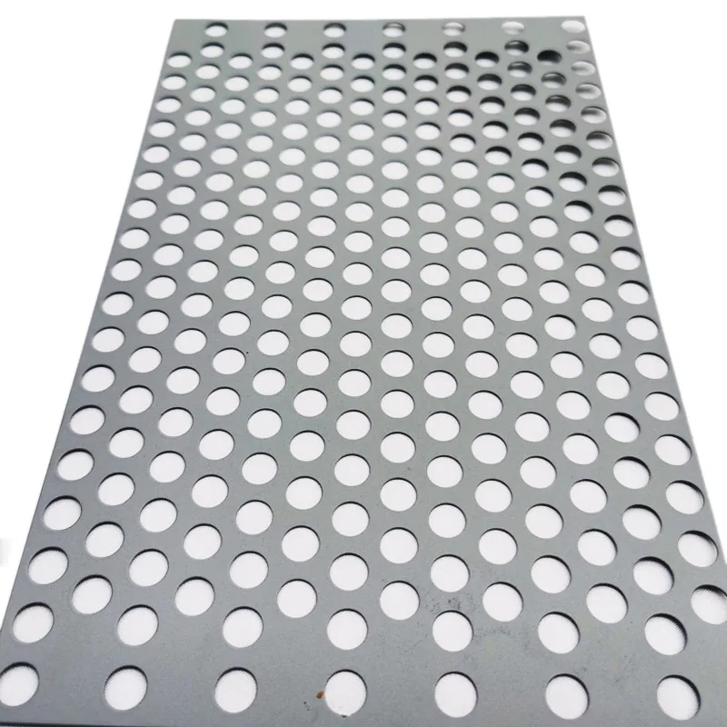 Hot sale micro perforated metal sheet Aluminum Sheets Steel Punched Round Hole 45 Staggered Perforated Mesh