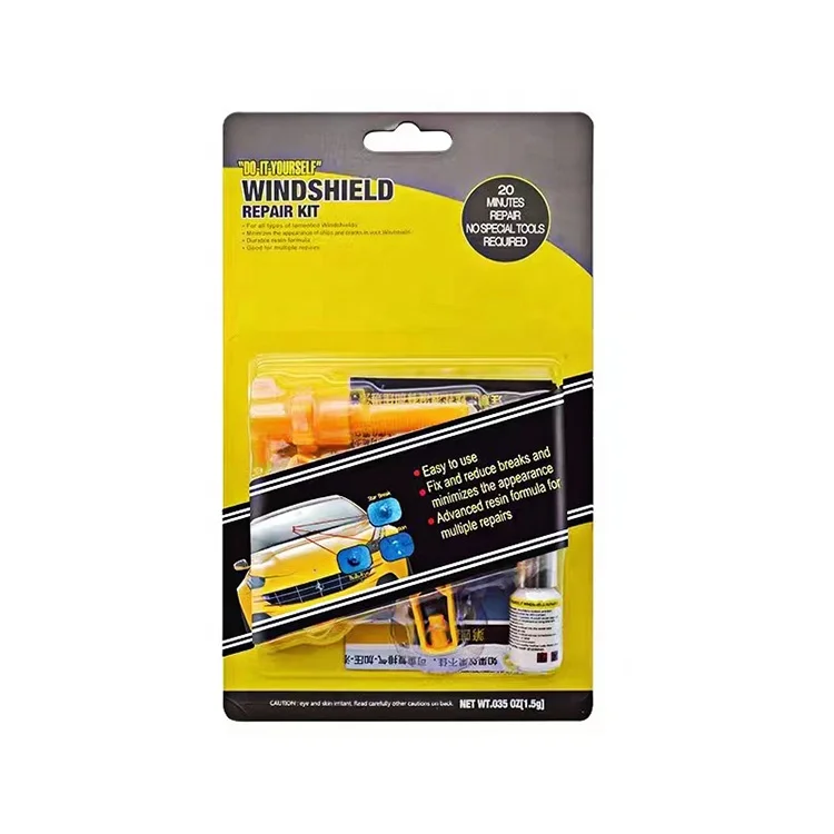 Automotive DIY windshield repair kits car window glass repair windscreen repair resin kit tool