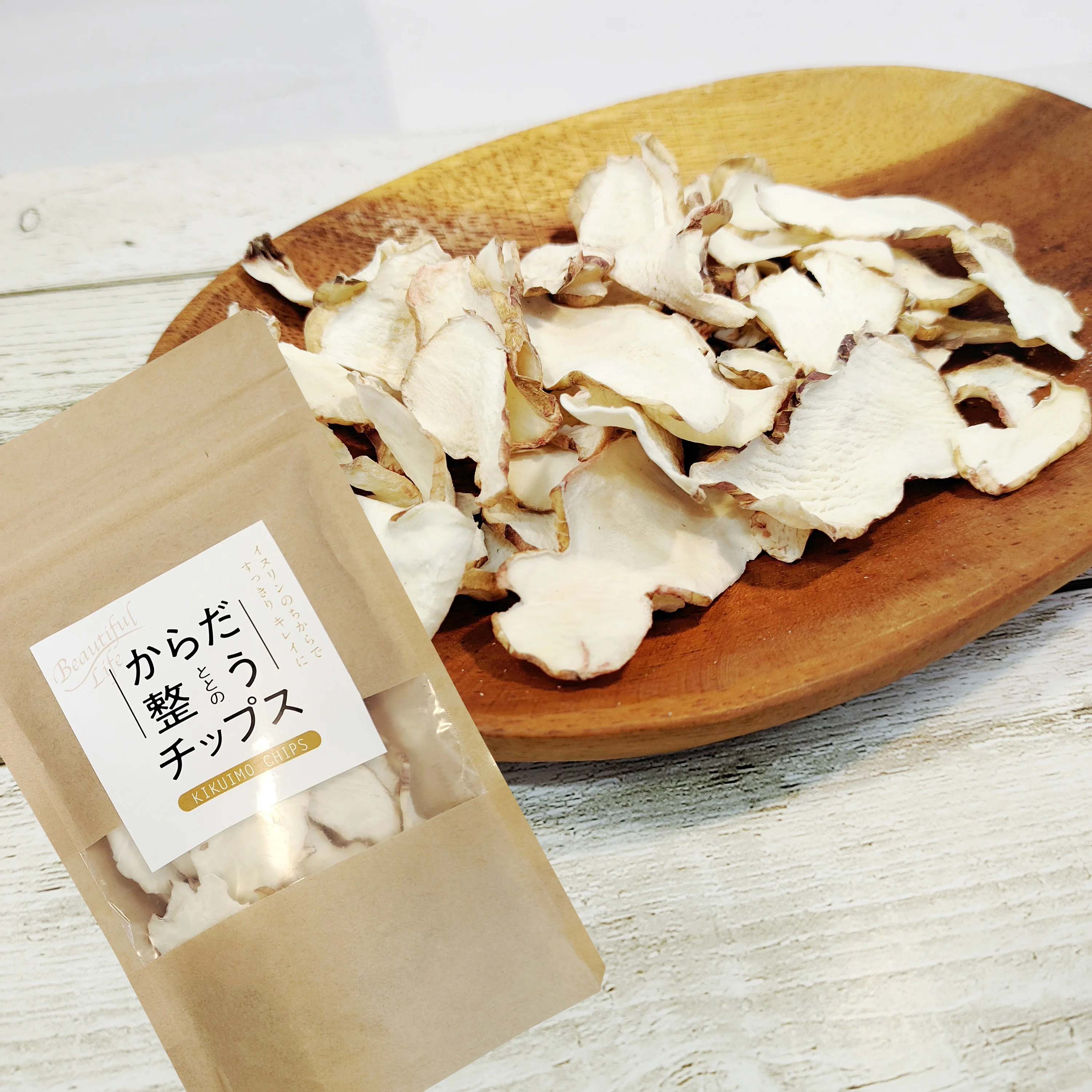 Crispy taste jerusalem artichoke dried chips Japanese kids food snacks