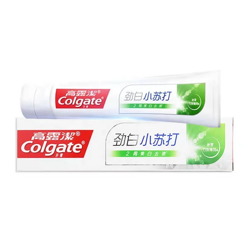 COLGATE Remove Stains Oral Hygiene Teeth Whitening Bamboo Charcoal Baking Soda Toothpaste