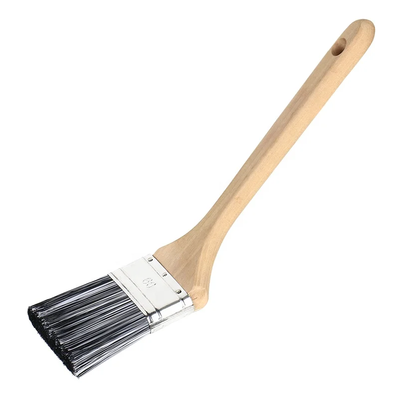 PET Filament Radiator Paint Brush With Wooden Handle