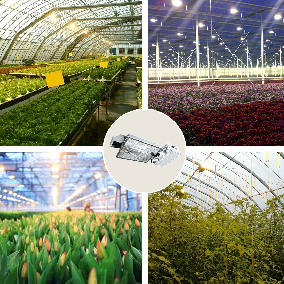 Canada In Stock Free Shipping HID HPS Grow Light ETL Greenhouse 160000lm 1000 Watt HPS Grow Light Hid Kit Lamps For Plants