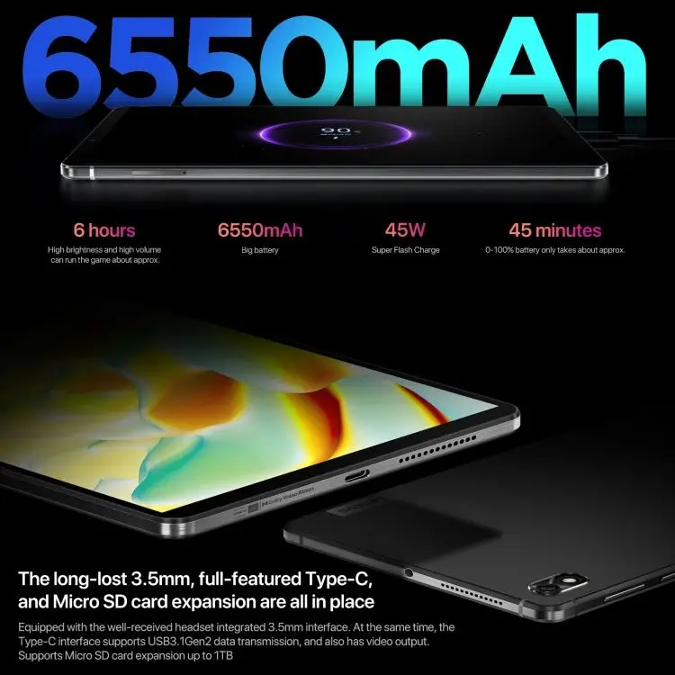 Original Hot Sale Lenovo LEGION Y700 Gaming Tablet TB-9707F 8.8 inch 12GB+256GB Octa Core Dual Band WiFi Tablet PC