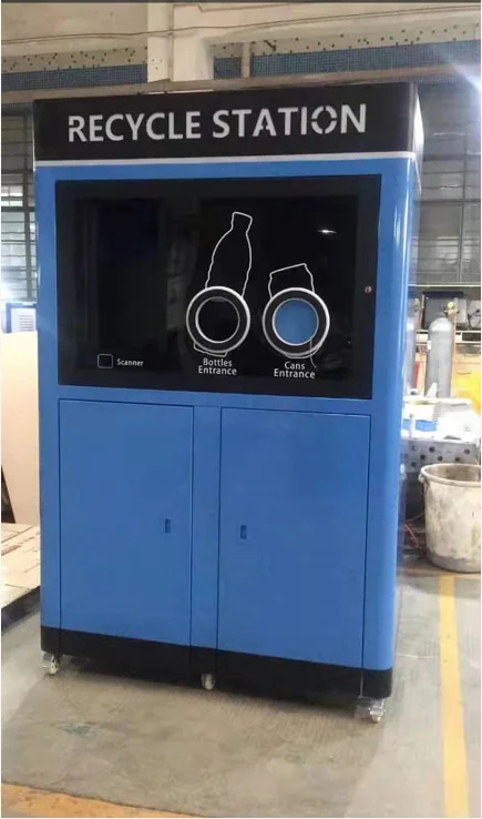 RVM -Reverse Vending Machine plastic bottle and aluminum can recycling reverse vending machine
