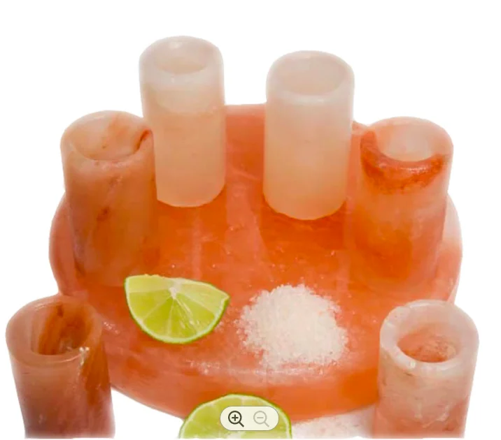 TUANCU Custom various sizes Himalayan tequila salt shot glass for party
