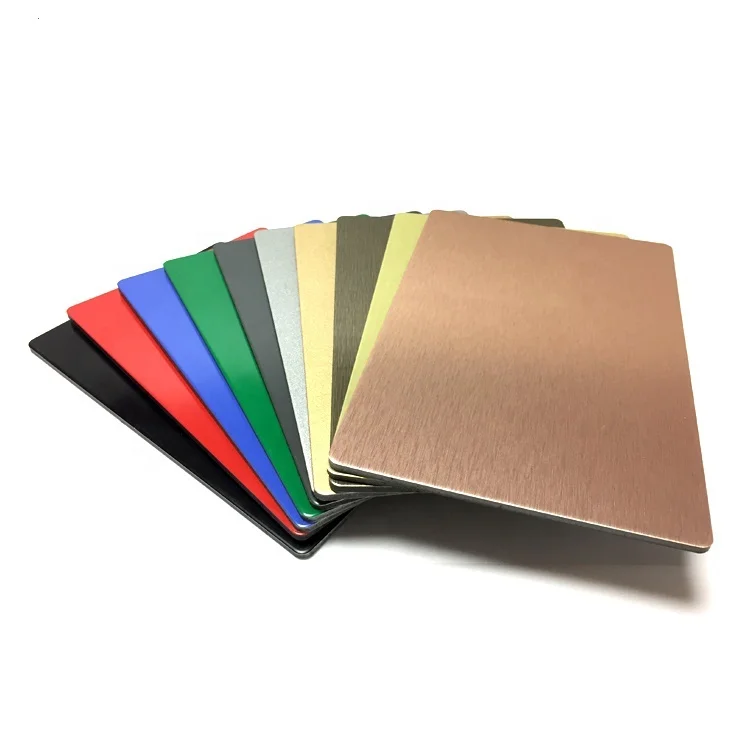 Building Boards Brushed Facade Panels for Buildings Exterior Alucobond Aluminum Composite Panel for Exterior Facades