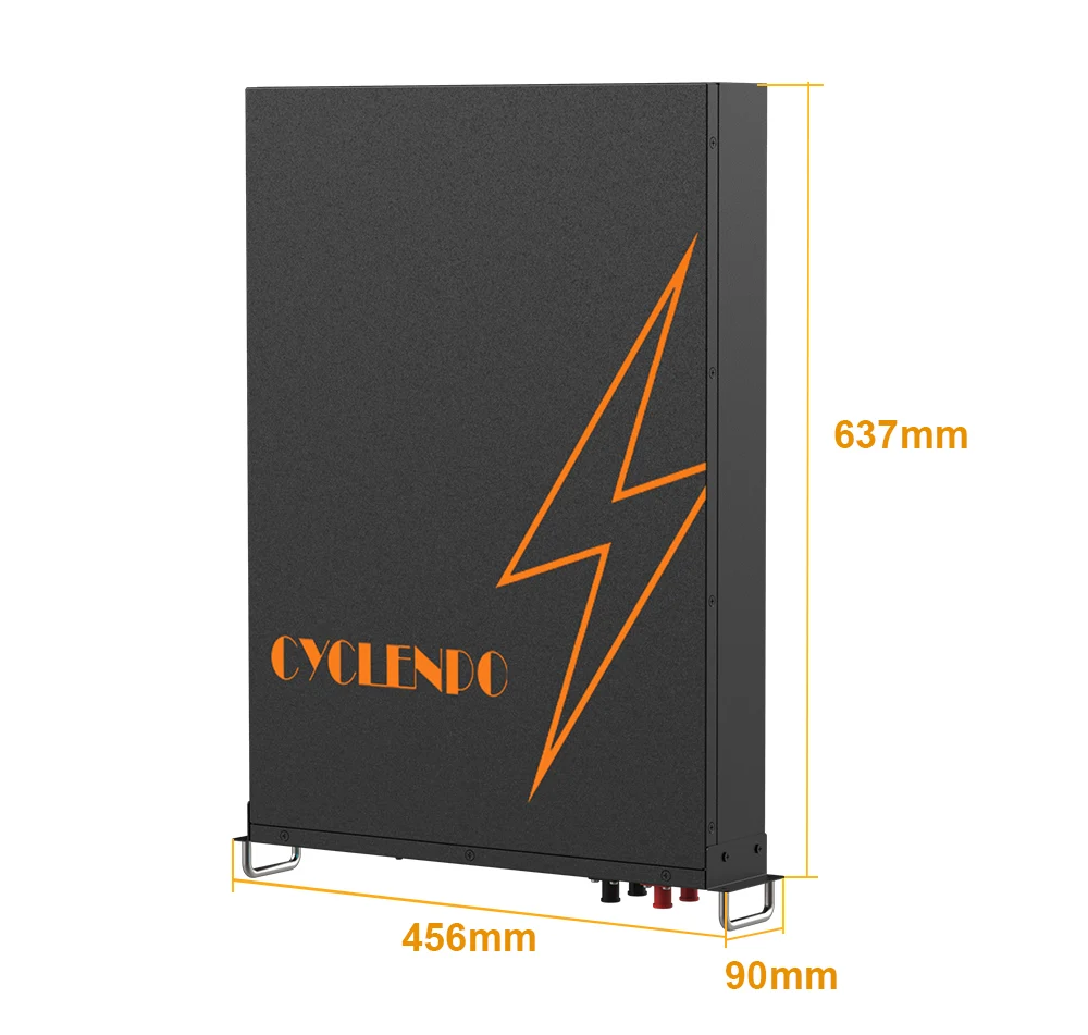 Ultra thin 48v server rack battery for energy storage