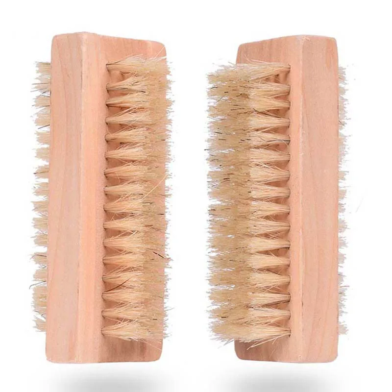 bamboo nail brush hand brush for cleaning Hand cleaning brush