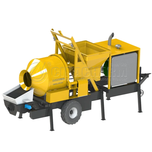 High Quality JBS30 3 in 1 mobile concrete mixer pumping new concrete pumps pipes for concrete pumps To improve efficiency