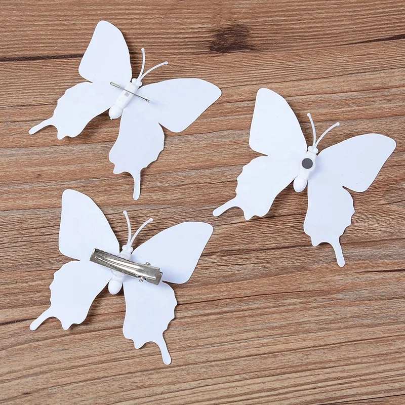 newest design artificial butterfly  For hotel hall or stage Christmas Garden Decoration 3d butterfly