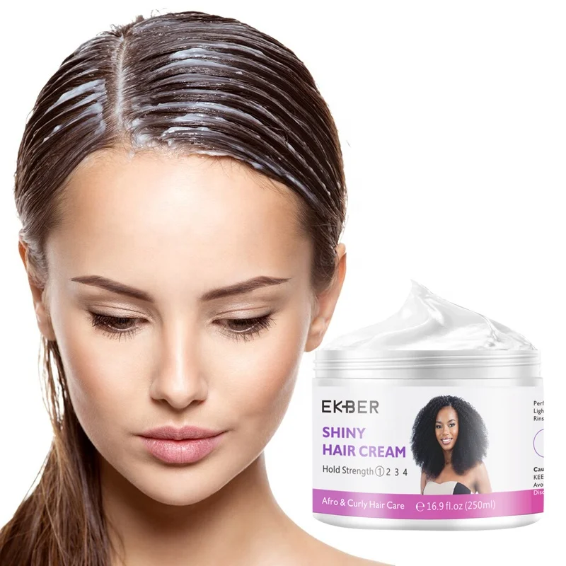 Low Moq Naturals Organic Moisturizing Shiny And Light Hold Strength Hair Cream Naturals Organic With Moroccan Hair Oil