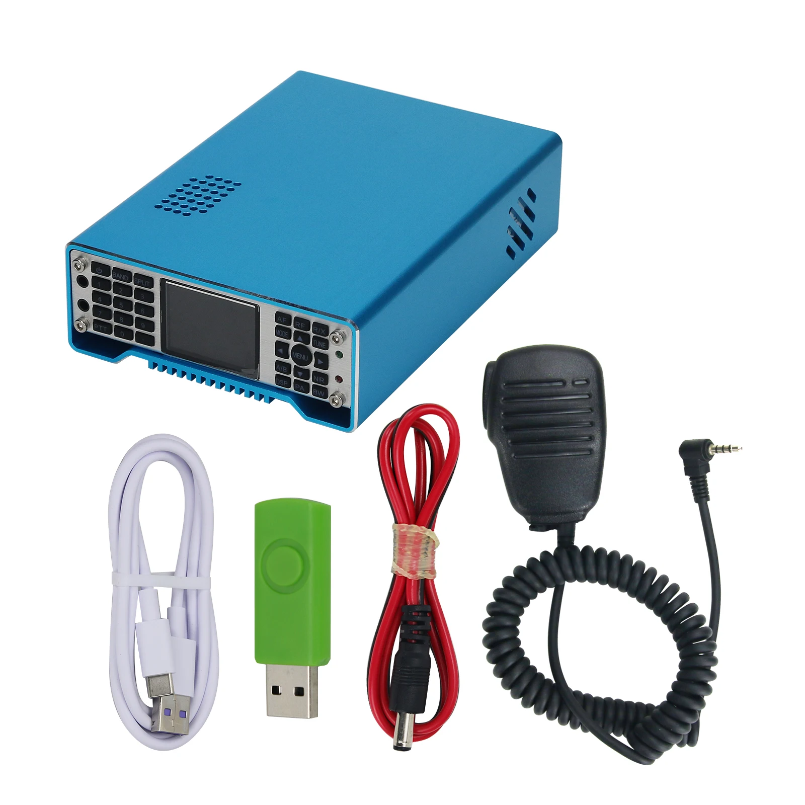 HamGeek Q900 SDR радио третьего поколения 300 кГц-1 6 ГГц трансивер с компасом GPS