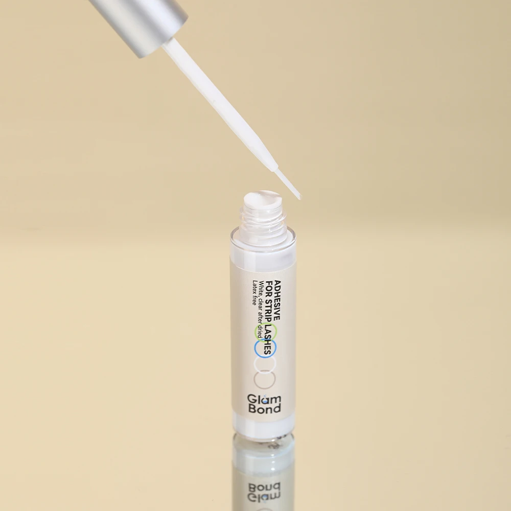 Free Sample Custom Eyelash Adhesive Glue Private Label False Lash Glue Waterproof Transparent Adhesive Glue