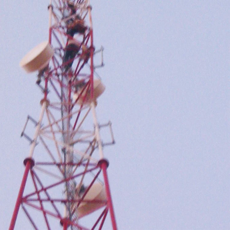 Factory supply 3 leg tubular steel lattice telecom antenna tower Telecommunication tubular tower