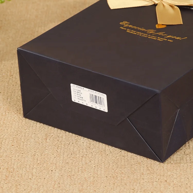 Folding Gift Custom Kraft Paper Box With Ribbon Premium Recycled Paper Box Packing