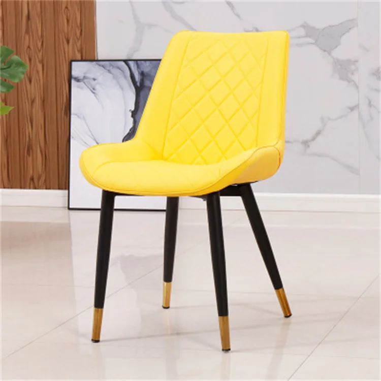 Restaurant Furniture Reception Fabric PU Leather Upholstered Modern Design Dining Chairs