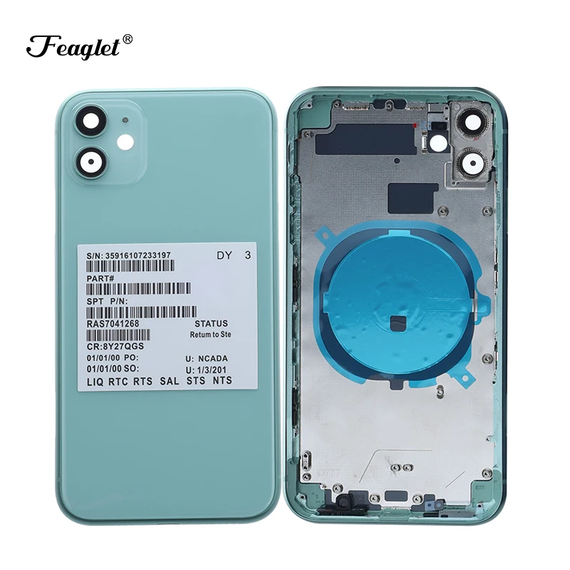 Mobile Phone Replacement Back Cover Original Back Glass Cover Housing Replacement for iPhone 11 Back Housing