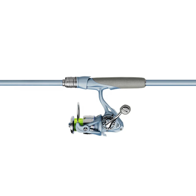 small spinning combo lure fishing rod kit casting rod and reel combo light