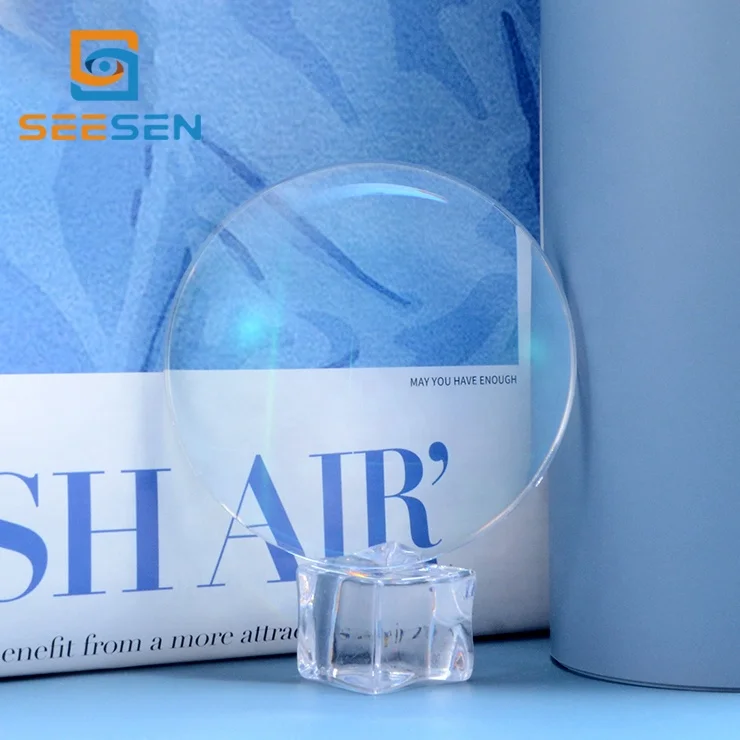 1.61 ASP UV400 eyeglasses prescription lenses cr39 HMC/SHMC coating single vision optical lens