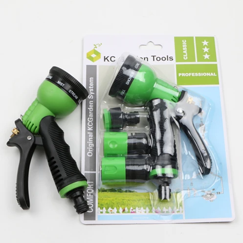 8-pattern Garden Water Spray Gun Set Flow Control Knob Car Washer Multi-function Hose Nozzle Sets