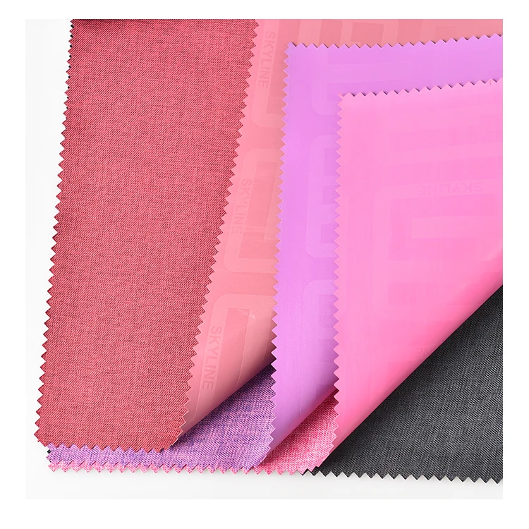 Polyester 300D Cationic Oxford PVC Fabric for Bag Luggage
