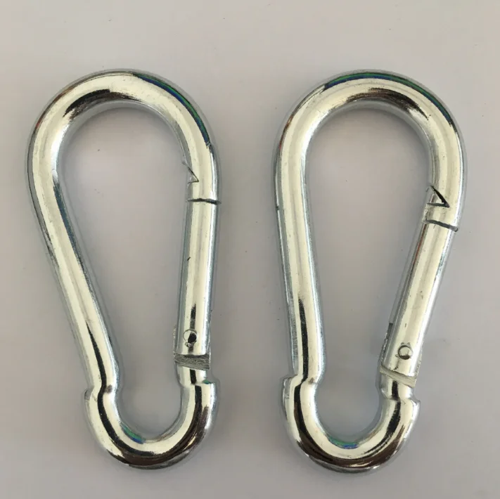 High Quality Galvanized Climbing Mountaineering Carabiner Snap Hook