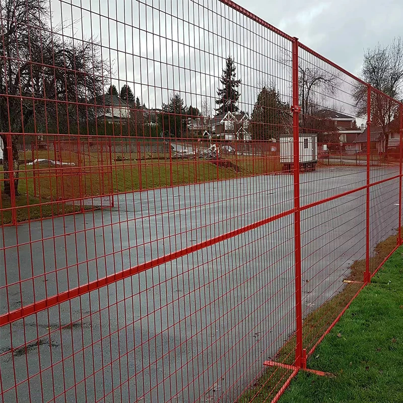 Canada Standard Portable Waterproof Event Security Fence Panel Temporary Crowd Control Barrier for Sustainable Site Fencing