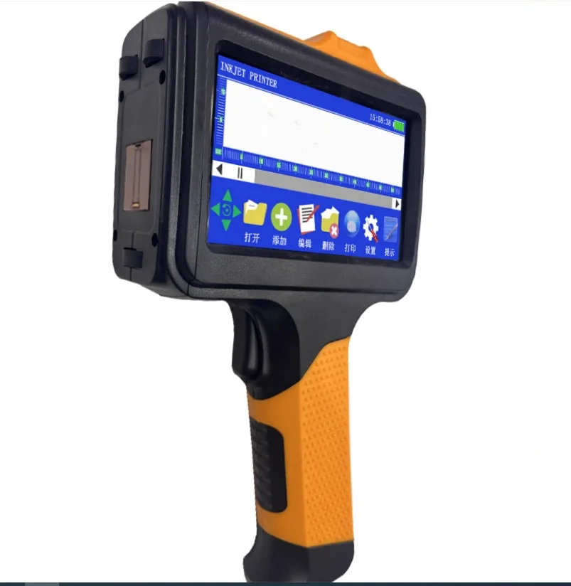 12.7mm Manual Handheld Mrp Plastic Direct TIJ Inkjet Label Printing Machine
