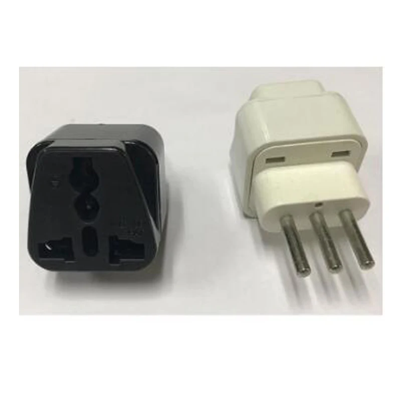 3 pin IT Conversion plug Travel Universal UK/US/EU to Italy Milan Chile Vatican Italian Travel AC Power Adapter Plug Converter