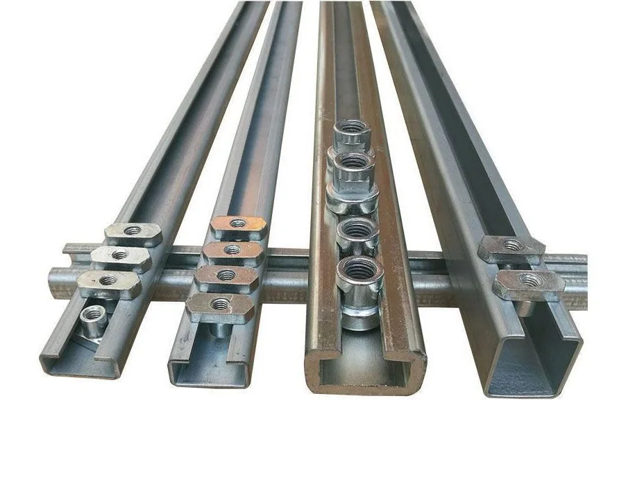 C shape photovoltaic support bracket Precision Bending Welding Stamping Sheet Metal parts for photovoltaic support assembly