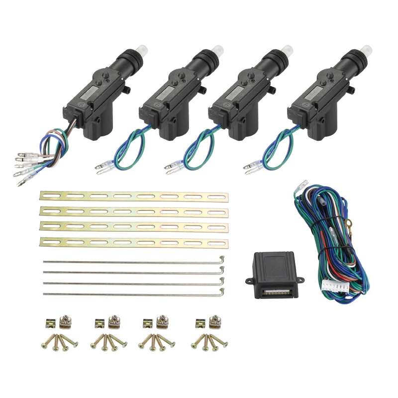 Система центрального замка с заклепочными приводами пистолета